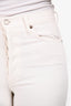 Agolde White High Rise Relaxed 'Fen' Jeans Size 27