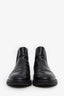 Prada Black Leather Ankle Boots Size 9 Mens