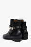 Hermès Black Leather Neo Kelly Ankle Boots Size 36