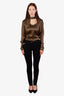 Dolce & Gabbana Black Wool Knitted Skinny Pants Size 40