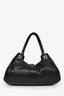 Salvatore Ferragamo Black Leather Top Handle Bag