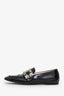 Roger Vivier Black Patent Leather 'Très Vivier' Embellished Loafers Size 36.5