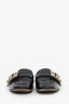 Roger Vivier Black Patent Leather 'Très Vivier' Embellished Loafers Size 36.5