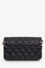 Pre-Loved Chanel™ 2018-19 Black Quilted Aged Calfskin Mini Reissue 2.55 Belt Bag