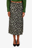 Gucci Green/Black 'Bloom Daisy' Midi Skirt Size 42