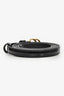 Gucci Black Patent Leather Extra Thin GG Marmont Belt Size 110 44