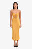 Shona Joy Yellow Alma Lace Up Madi Dress Size 4
