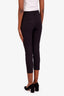 Brunello Cucinelli Black Virgin Wool Straight Leg Pants Size 36