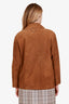 Prada Brown Suede Light Jacket Size 38