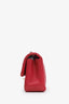 Pre-loved Chanel™ 2016-2017 Red Lambskin Mini Rectangular Flap Bag