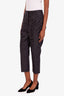 Brunello Cucinelli Black Sequin-Embellished Trousers Size 6