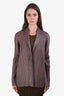 Pleats Please Issey Miyake Bronze Blazer Size 5