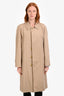 Burberry Vintage Beige Picacadilly Short Trench Coat Size 46