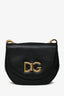 Dolce & Gabbana Black Leather 'Wifi' Crossbody Bag