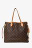 Louis Vuitton 2018 Monogram Rose Ballerine Neverfull MM with Pouch