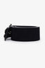 Saint Laurent Black Suede Crystal Clover Belt Size 80