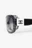 Pre-loved Chanel™ Black/White Acrylic CC Sunglasses