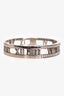 Tiffany & Co. 18K White Gold Diamond-Set Atlas Bangle