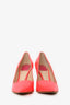 Christian Dior Neon Pink Patent Plexi Pumps Size 37