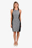 Rag & Bone Black/White Woven Colour Block Sleeveless Mini Dress Size 6