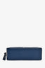 Jimmy Choo Navy Leather 'JC' Emblem Hale Crossbody Bag