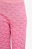Versace Pink Silk Cardigan + Pants Size 38 and 44
