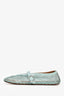 Alaïa Turquoise Mesh Ballet Flats Size 39
