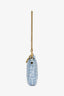 Fendi Light Blue Denim FF 'Tube Pouch' on Chain with Strap