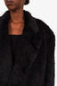 Junya Watanabe 23AW Black Faux Fur Oversized Coat Size XS