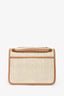 Saint Laurent 2023 White Jacquard Knit Small Niki Shoulder Bag