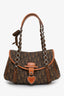 Christian Dior Brown Diorissimo Romantique Shoulder Bag
