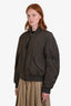 Aspesi Green Nylon Bomber Jacket Size S