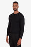 Ralph Lauren Purple Label Black Cashmere Crewneck Sweater Size S Mens