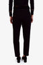 Brunello Cucinelli Black Cotton Straight Leg Pants Size 12