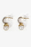 David Yurman Sterling Silver 14K Gold Pearl Drop Earrings