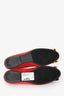 Roger Vivier Red Suede Leather Tortoiseshell Buckle 'Belle Vivier' Flats Size 36.5