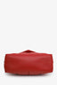 Saint Laurent Red Nappa Leather Medium Puffer Loulou Shoulder Bag