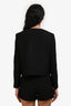 Theory Black Tweed Cropped Blazer Size 0