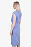 Frame Blue/White Striped Sleeveless Twist Dress Size S