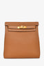 Hermès 2021 Gold Togo Leather Kelly Ado II Backpack