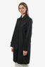 Burberry Prorsum Black Midi Trench Jacket Size 4 US