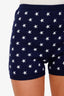 Miu Miu Blue Star Pattern Knit Shorts Size 40
