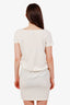 Moschino Cheap & Chic White Drop-Waist Dress Size 4