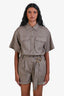 Frame Brown 'Arie' Romper Size XS