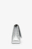 Pre-loved Chanel™ 2009-2010 Silver Lambskin Maxi Single Flap Bag