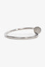 Cartier 18K White Gold Diamond Juste un Clou Bracelet Medium Model Size 16