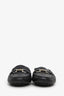 Salvatore Ferragamo Black Leather Gancini Slip-On Loafer Size 6.5