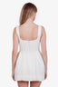 Self-Portrait White Tweed Midi Dress Size 2