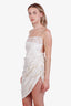 Jacquemus Ivory La Saudade Brodee Mini Dress Size 38