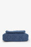 Pre-loved Chanel™ Blue Denim Quilted Chain Shoulder Bag